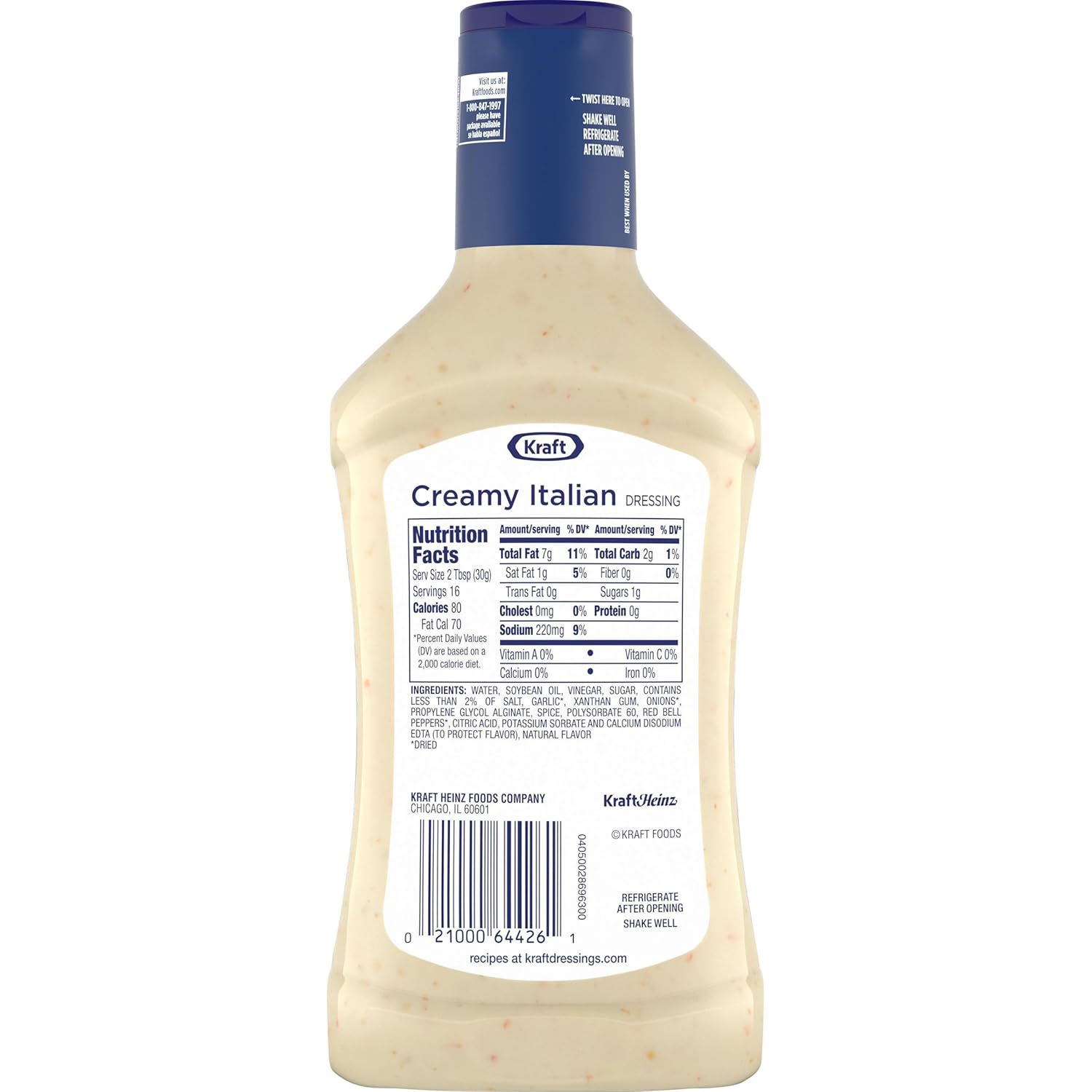 kraft creamy garlic salad dressing